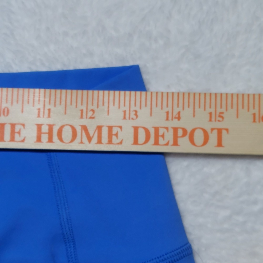 Free People Women's L Riviera Blue Never Better Silicone Logo Bike Short - Picture 4 of 8